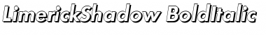 Download LimerickShadow BoldItalic Font Title Preview Download LimerickShadow BoldItalic Font Title Preview