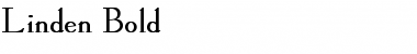 Download Linden Bold Font Title Preview