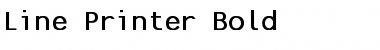 Line Printer Font