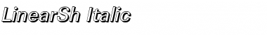 Download LinearSh Italic Font Title Preview