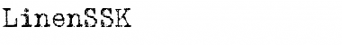 Download LinenSSK Regular Font Title Preview