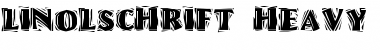 Download Linolschrift Heavy Regular Font Title Preview