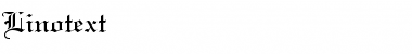 Download Linotext Regular Font Title Preview