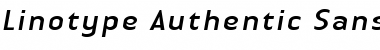 Download LTAuthenticSans Italic Italic Font Title Preview