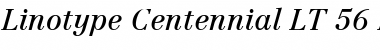 Download Centennial LT 55 Roman Italic Font