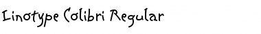 Download LinotypeColibri Regular Font Title Preview