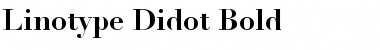 Download Linotype Didot Bold Font