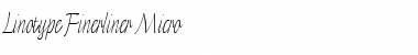 Download LTFinerliner Micro Font