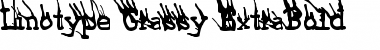 Download LinotypeGrassy ExtraBold ExtraBold Font Title Preview