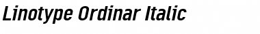 Download LTOrdinar Italic Font Title Preview