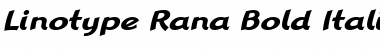 Download LTRana Regular Bold Italic Font Title Preview