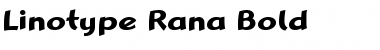 Download LTRana Regular Bold Font Title Preview