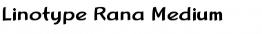 Download LTRana Medium Regular Font Title Preview