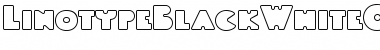 Download LTBlackWhiteOutline Black Font Title Preview
