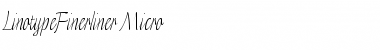 Download LTFinerliner Micro Font
