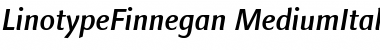 Download LTFinnegan Medium Italic Font Title Preview