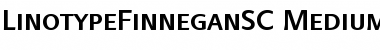 Download LTFinnegan SC Medium Regular Font Title Preview