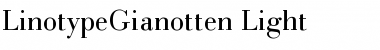Download LTGianotten Light Regular Font Title Preview