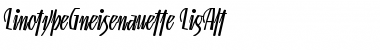 Download LTGneisenauette LightAlt Regular Font Title Preview