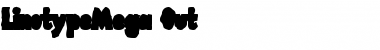 Download LTMega Out Regular Font Title Preview