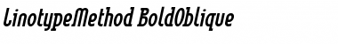 Download LTMethod Light BoldOblique Font Title Preview
