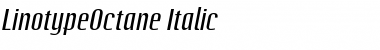 Download LTOctane Italic Font Title Preview