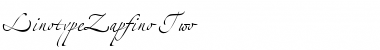 Download LinotypeZapfino Two Font Title Preview