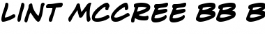 Download Lint McCree BB Bold Font Title Preview Download Lint McCree BB Bold Font Title Preview