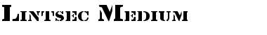 Download Lintsec Medium Font Title Preview