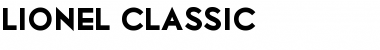Download Lionel Classic Regular Font Title Preview