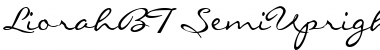 Download LiorahBT SemiUpright Regular Font Title Preview