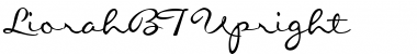 Download LiorahBT Upright Regular Font Title Preview