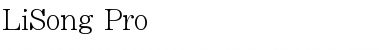 Download LiSong Pro Light Font Title Preview Download LiSong Pro Light Font Title Preview