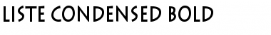Download Liste Condensed Bold Font Title Preview
