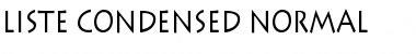 Download Liste Condensed Normal Font Title Preview