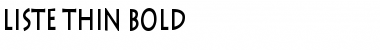 Download Liste Thin Bold Font Title Preview