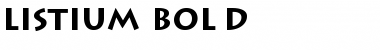 Download Listium Bold Font Title Preview