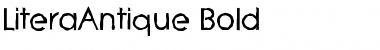 Download LiteraAntique Bold Font Title Preview