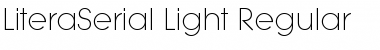 Download LiteraSerial-Light Regular Font Title Preview