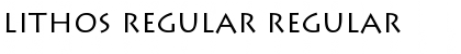 Download Lithos Regular Regular Font Title Preview