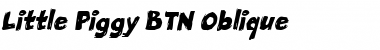 Download Little Piggy BTN Oblique Font Title Preview Download Little Piggy BTN Oblique Font Title Preview
