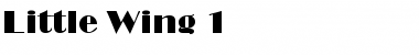 Download Little Wing 1 Regular Font Title Preview