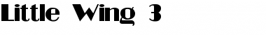 Download Little Wing 3 Regular Font Title Preview