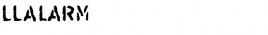 Download LLAlarm Regular Font Title Preview