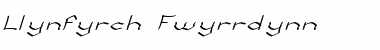 Download Llynfyrch Fwyrrdynn Regular Font Title Preview