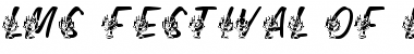 Download LMS Festival of Lights Regular Font Title Preview