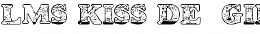 Download LMS Kiss de' Girl Regular Font Title Preview
