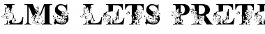 Download LMS Lets Pretend with Friends Regular Font Title Preview