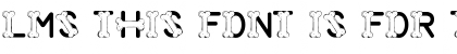 Download LMS This Font Is For The Dogs Regular Font Title Preview