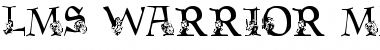 Download LMS Warrior Mascot Regular Font Title Preview